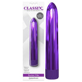 Classix Rocket Vibe (Metallic) – Rechargeable 7 Inch Vibrator Purple VIBRATORS